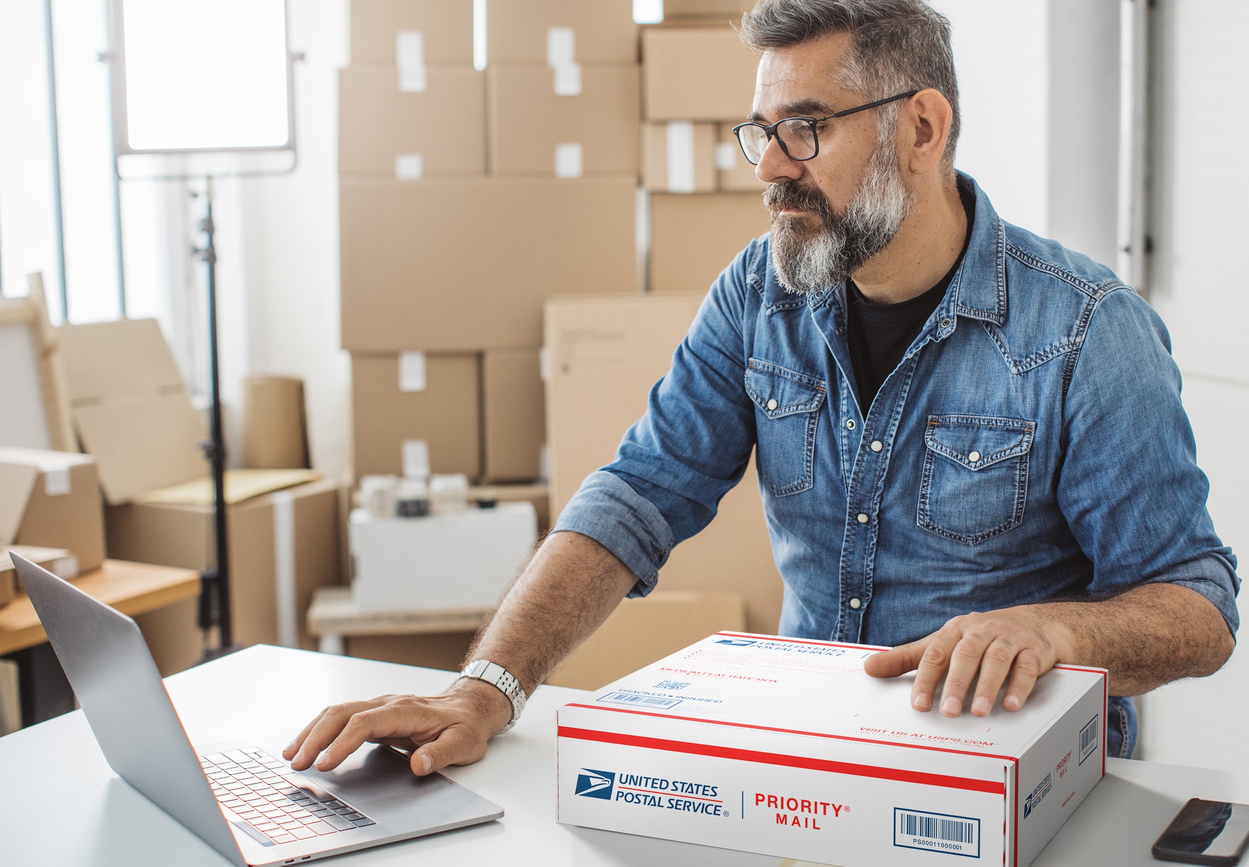 Man with Box